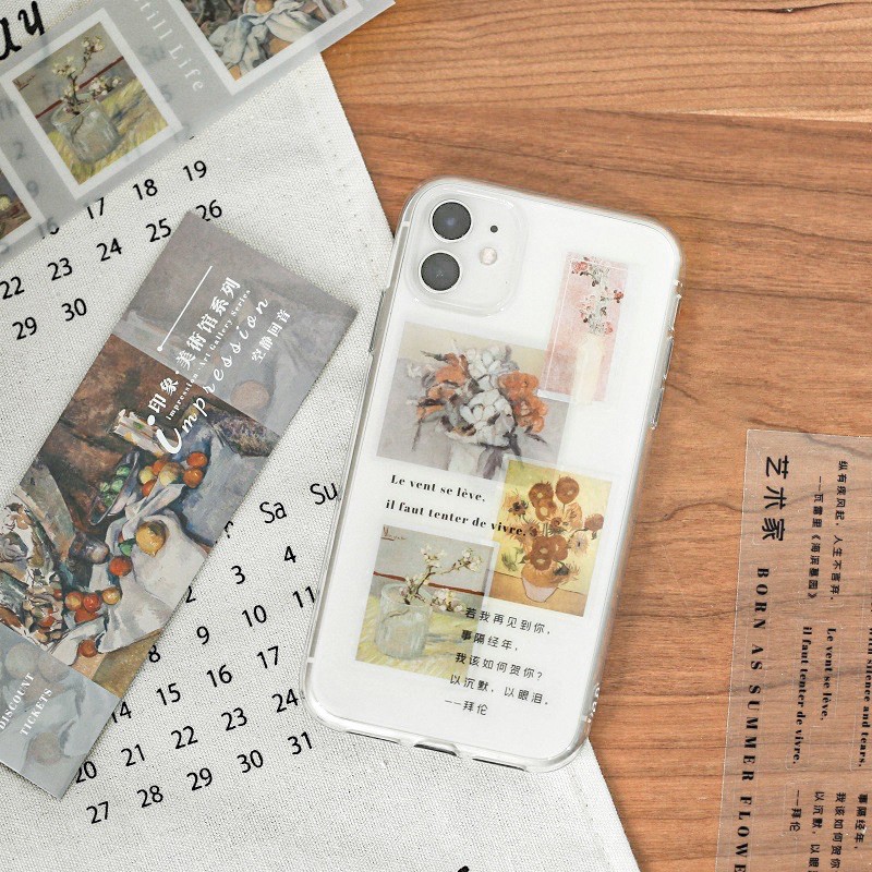 Set Sticker Phong Cách Artistic trang trí Bullet Journal, DIY, dán sổ, notebook
