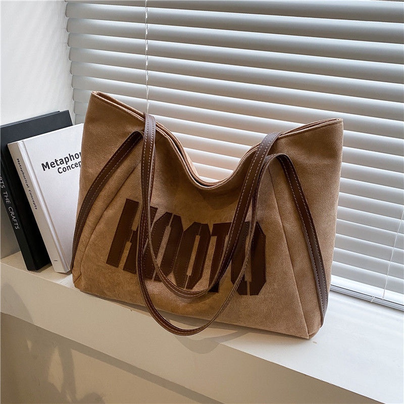 Cucci Túi Xách Đeo Vai Bằng Nhung Da Cừu Ghép Mảnh Ghép Chữ Phong Cách Retro Đơn Giản Thời Trang Mùa Đông Dành Cho Nữ We