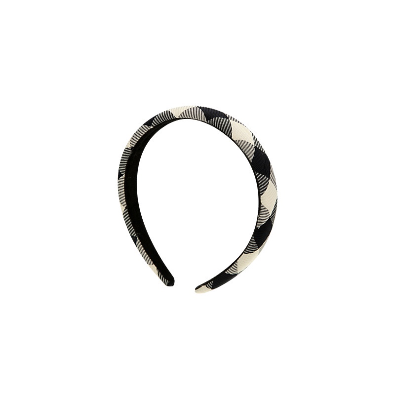 Dây buộc tóc bản rộng bằng xốp cổ điển đơn giản mới