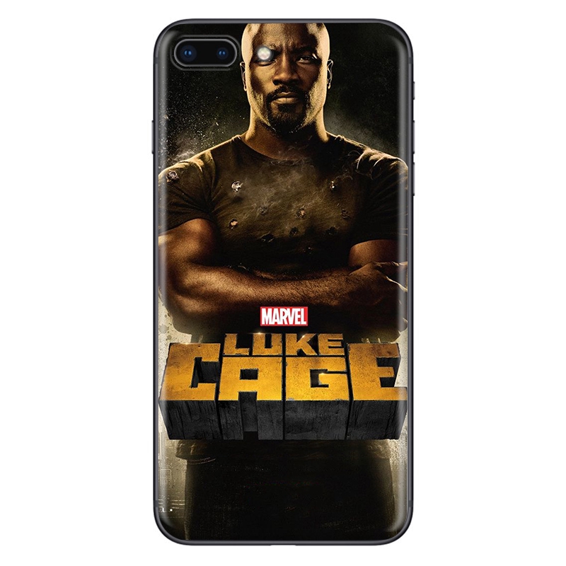 Ốp Điện Thoại Mềm Họa Tiết Luke Cage Marvel Cho Iphone 11 Pro Xs Max Xr X 8 7 6 6s Plus