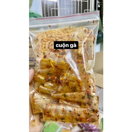 Bánh tráng cuộn gà