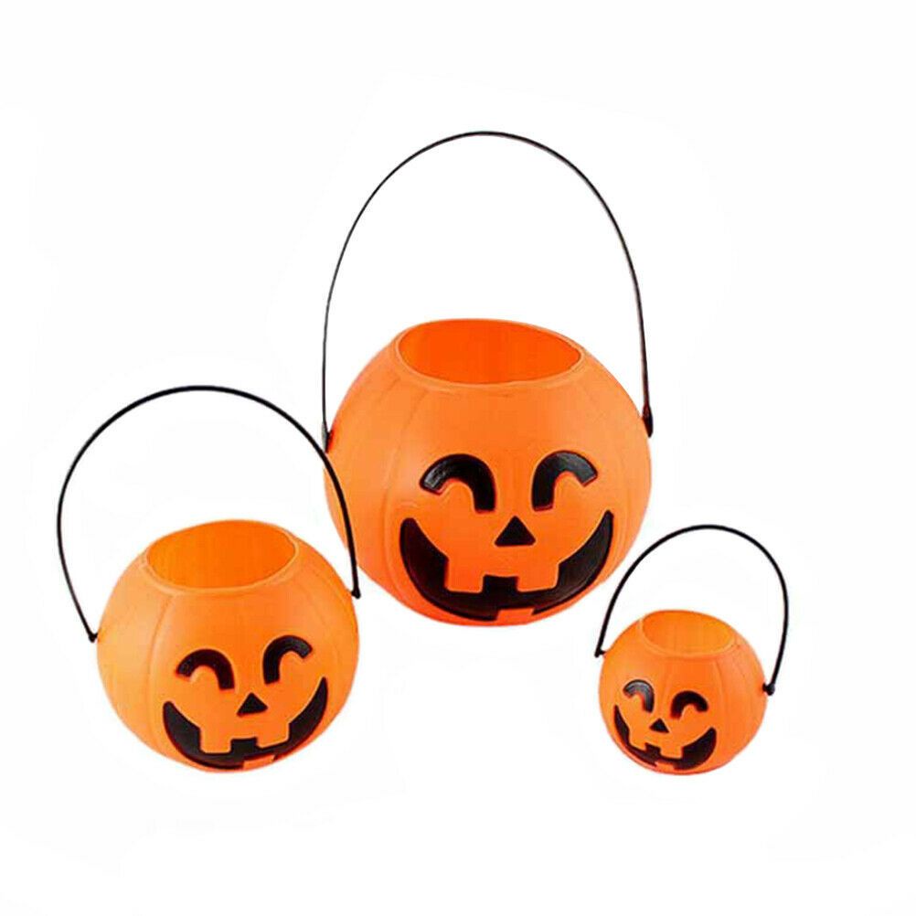 Daphne Hộp Đựng Kẹo Bằng Nhựa Hình Bí Ngô Dùng Trang Trí Halloween