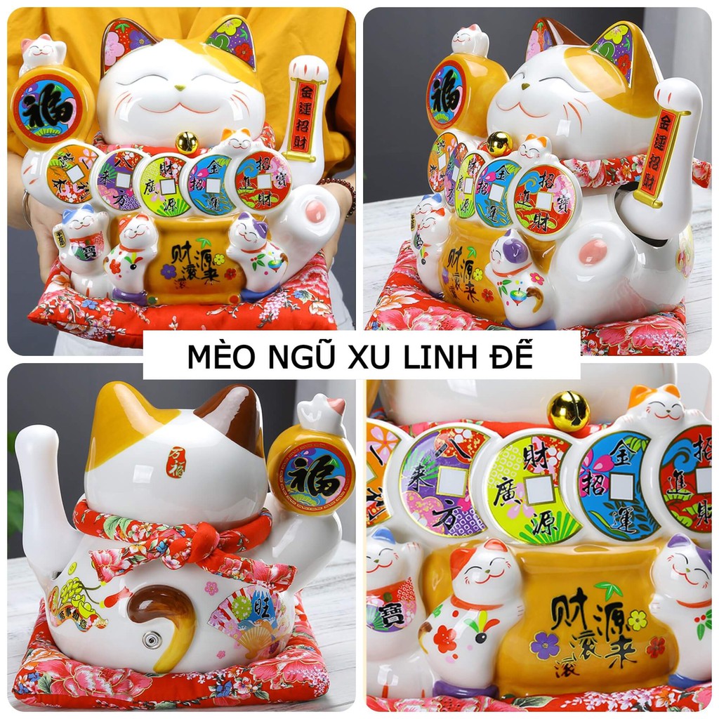 Mèo Thần Tài Vẫy Tay Nhật Bản Cao Cấp, Độc Lạ | BigBuy360 - bigbuy360.vn