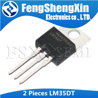 Set 2 Cảm Biến Nhiệt Độ Lm35Dt To220 Lm35 To-220 Lm35D Chuyên Dụng