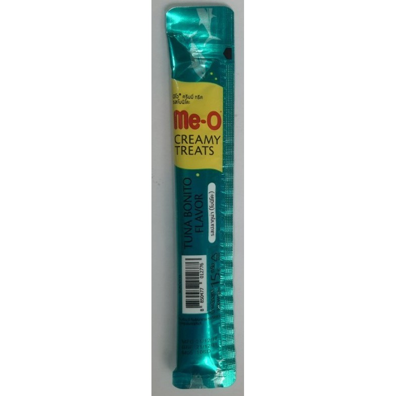BÁNH THƯỞNG CHO MÈO Dạng kem Me-o Hương vị cá ngừ Gói 15g Xuất xứ Thái lan - Pet shop Uytinpro