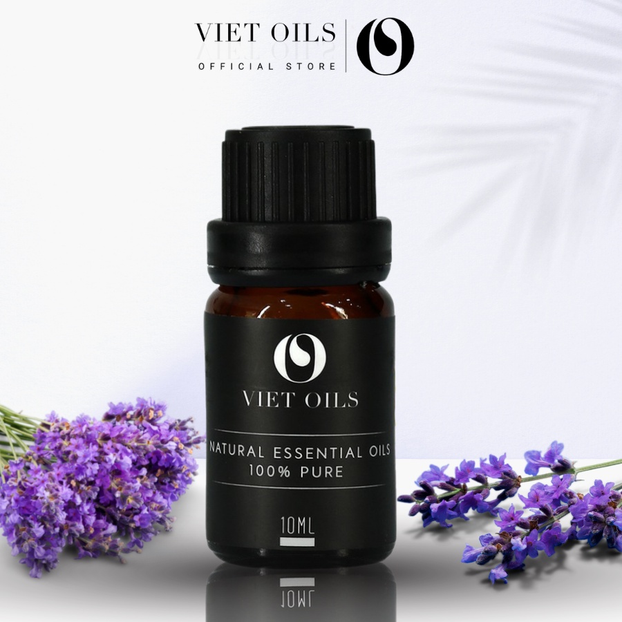 Tinh dầu hoa Oải Hương VietOils 10ml chiết xuất thiên nhiên giúp giải tỏa lo lắng