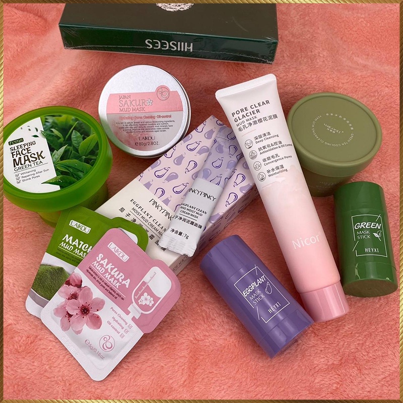 Mặt nạ đất sét dưỡng da mặt Nội Địa Trung nhiều mẫu