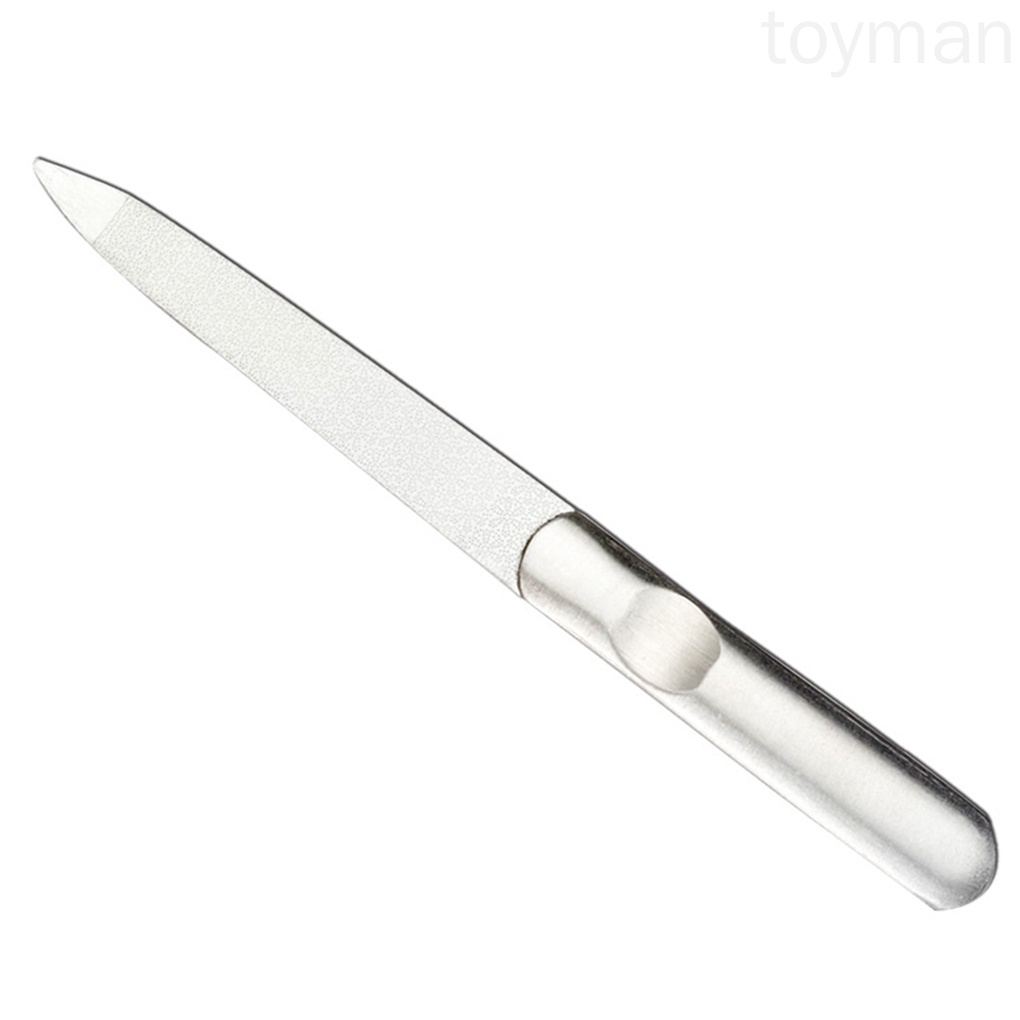 [Hàng mới về] Dũa móng hai mặt bằng thép không gỉ chăm sóc tiện lợi