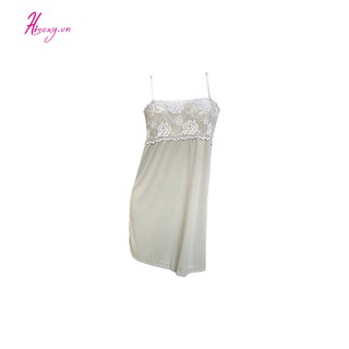 Đầm ngủ mặc nhà thun xám t988gr hisexy đủ size có ảnh thật