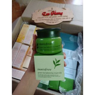 Kem dưỡng da trà xanh innisfree green tea fresh cream