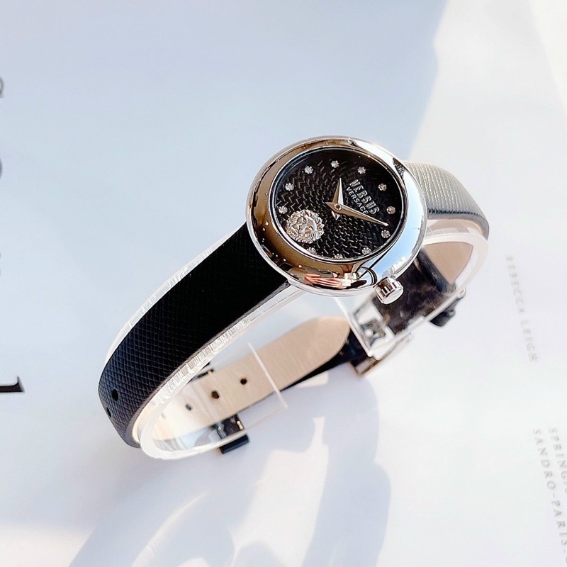 Đồng hồ nữ Versus dây da, kích thước 28mm