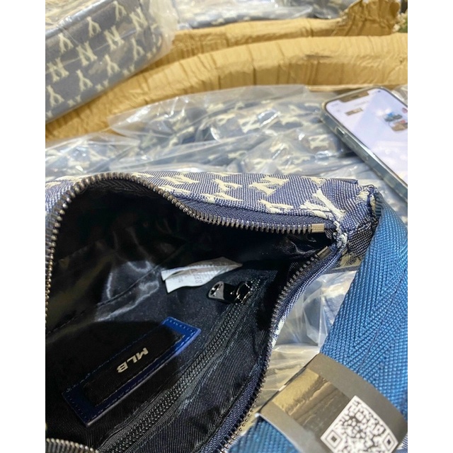[Full tag code] túi kẹp nách ny denim hot trend  code (video THẬT)