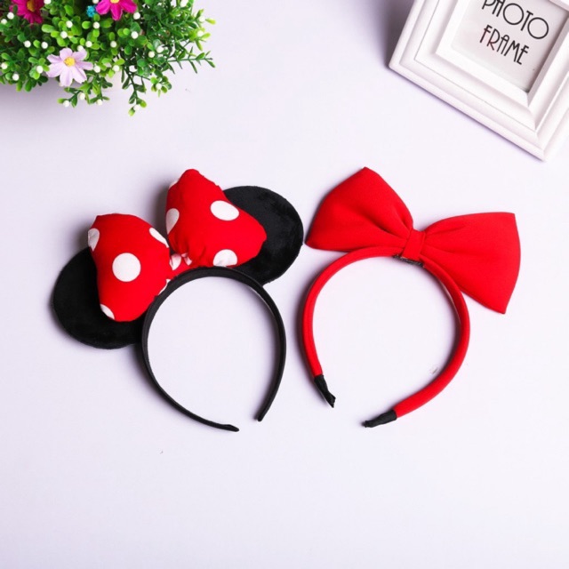 - CÀI TÓC NƠ - MICKEY DISNEY LOẠI TO CUTE CHO BÉ - BĂNG ĐÔ MICKEY - BỜM MICKEY