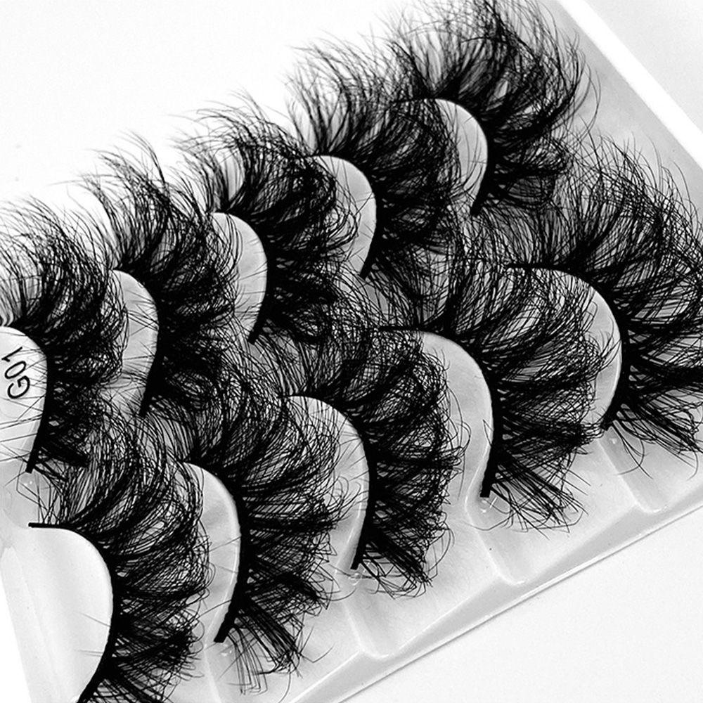 OSIER1 Set 5 Cặp Lông Mi Giả SKONHED Dành Cho Nữ