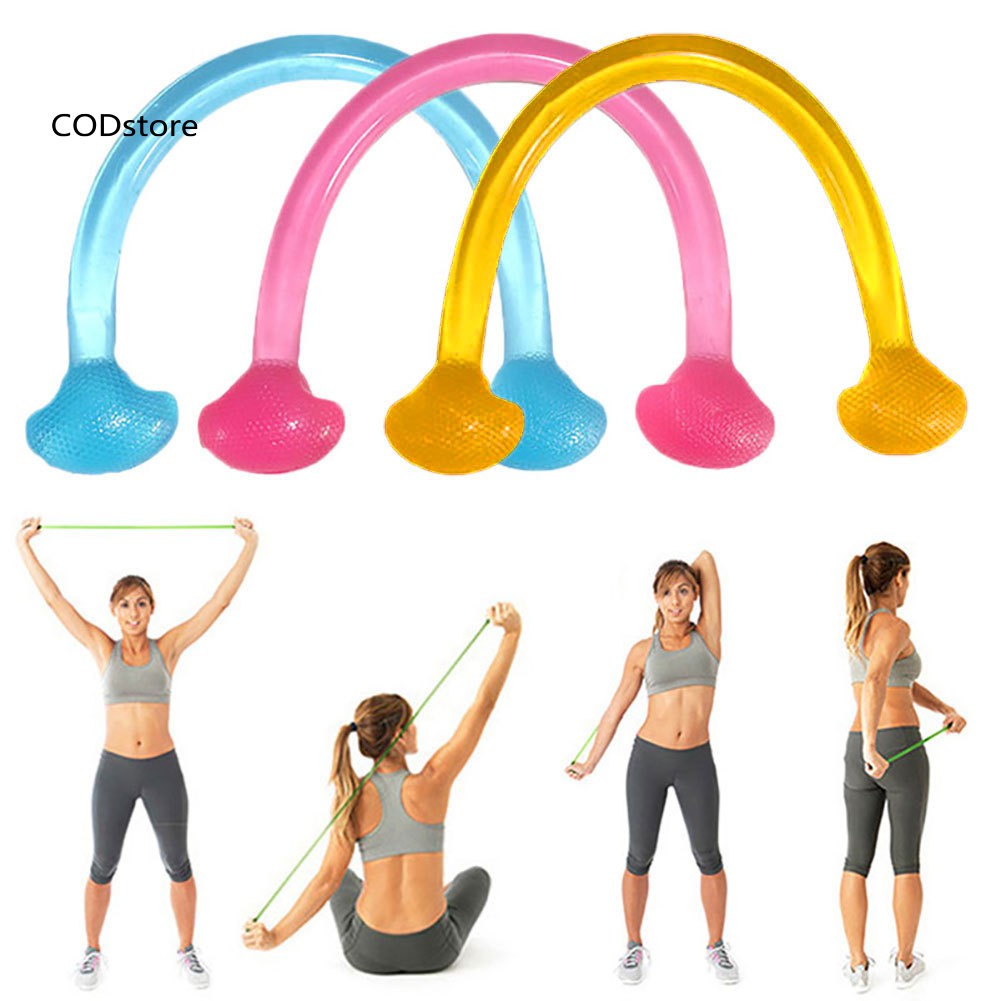 (hàng Mới Về) Dây Silicone Đàn Hồi Kháng Lực Tập Thể Dục Yoga