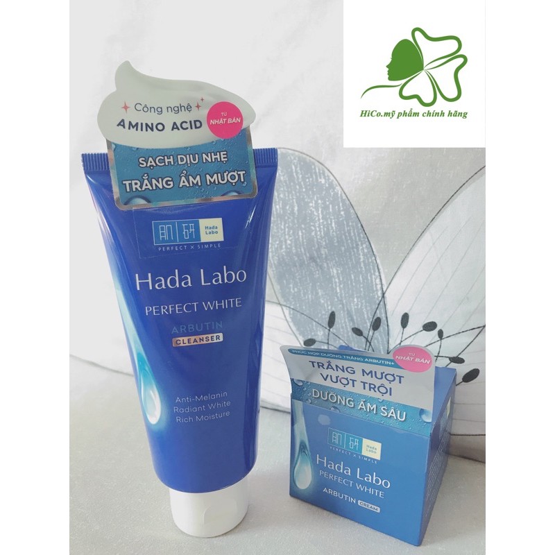 Kem dưỡng trắng da toàn diện Hada Labo Perfect White Cream 50g