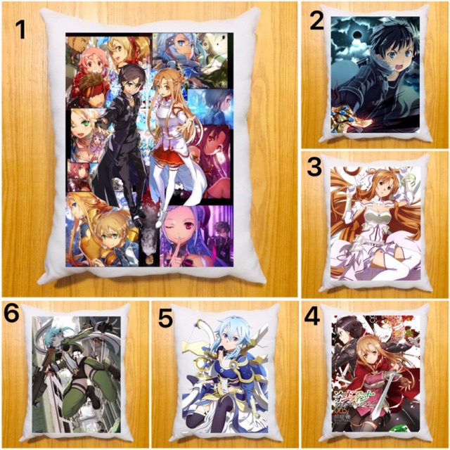 Gối ôm anime sword art online 40x50cm