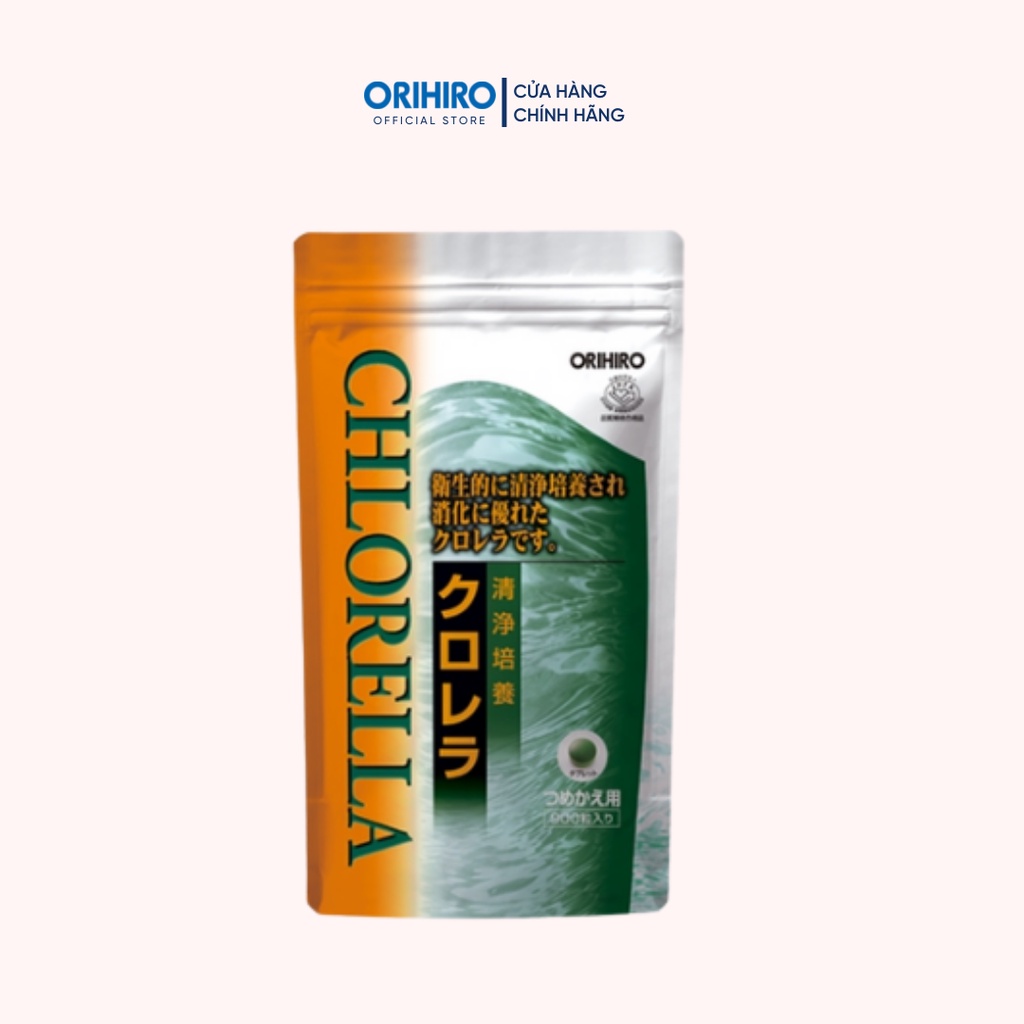 Tảo lục Chlorella hỗ trợ bảo vệ tim mạch Orihiro 900 viên