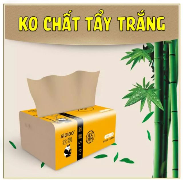 Thùng 30 gói giấy ăn gấu trúc Sipiao