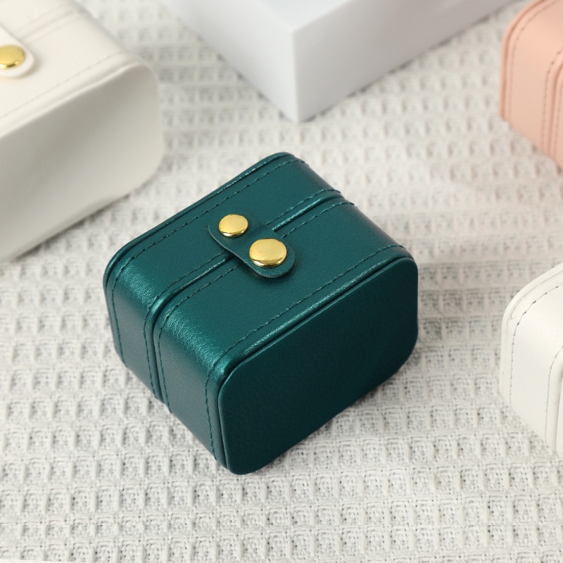 1 Hộp Đựng Trang Sức Hình Chữ Nhật mini 7x5x5.5cm Màu Hồng/Xanh Lá/Trắng