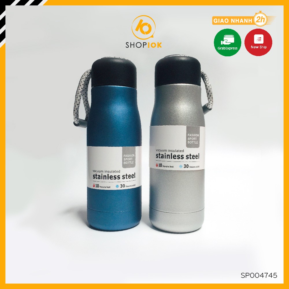 Bình giữ nhiệt cao cấp, bình nước thể thao kiểu dáng Nhật Bản 350ml - SP004745