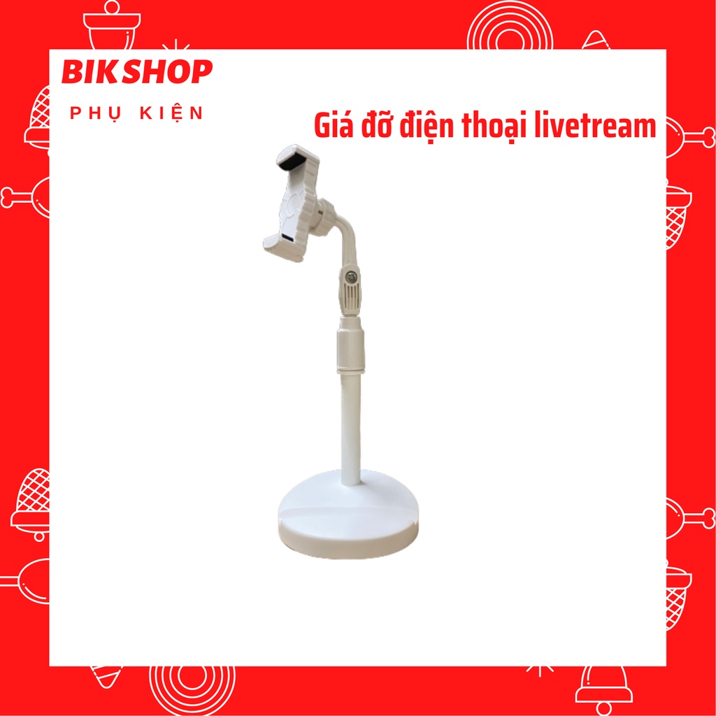 [HÀNG LOẠI 1] Giá Đỡ Điện Thoại Kẹp Điện Thoại Livestream Xem Video Xoay 360 Độ