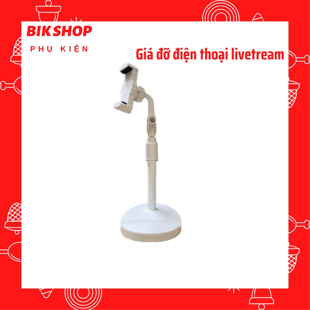 [HÀNG LOẠI 1] Giá Đỡ Điện Thoại Kẹp Điện Thoại Livestream Xem Video Xoay 360 Độ