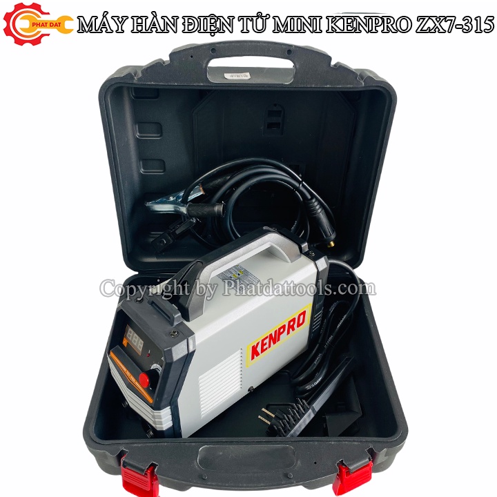 Máy Hàn Điện Tử KENPRO ZX7-315 - Công Nghệ Hàn Biến Tần IGBT inverter - Hàn Que 2.5-4.0mm - Đầy Đủ Phụ Kiện-BH 12 Tháng