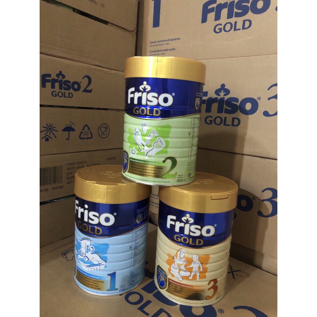 Sữa Friso gold Nga số 1,2,3 800g