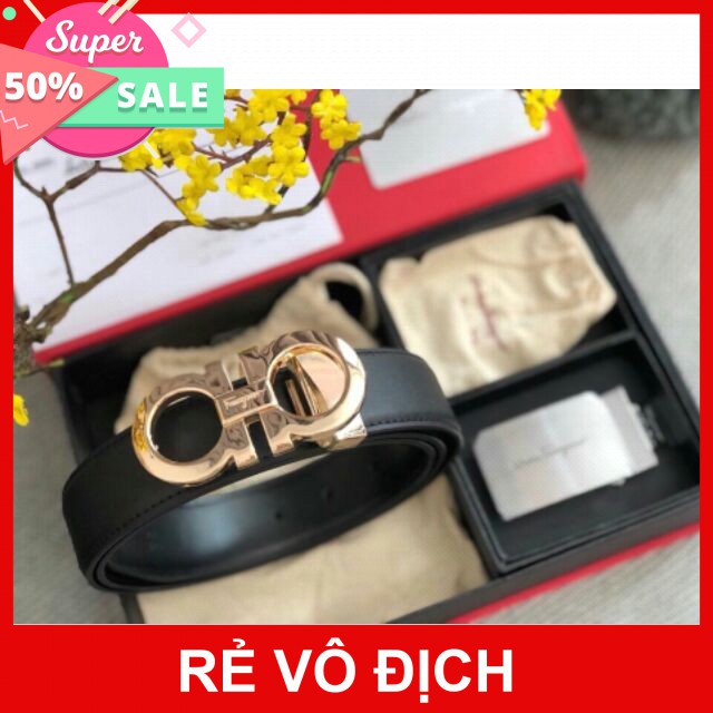 [CAO CẤP]Thắt lưng nam dây lưng nam sịn  hai mặt thay đổi hàng cai cấp kèm túi giấy hộp giấy[FULL BOX]