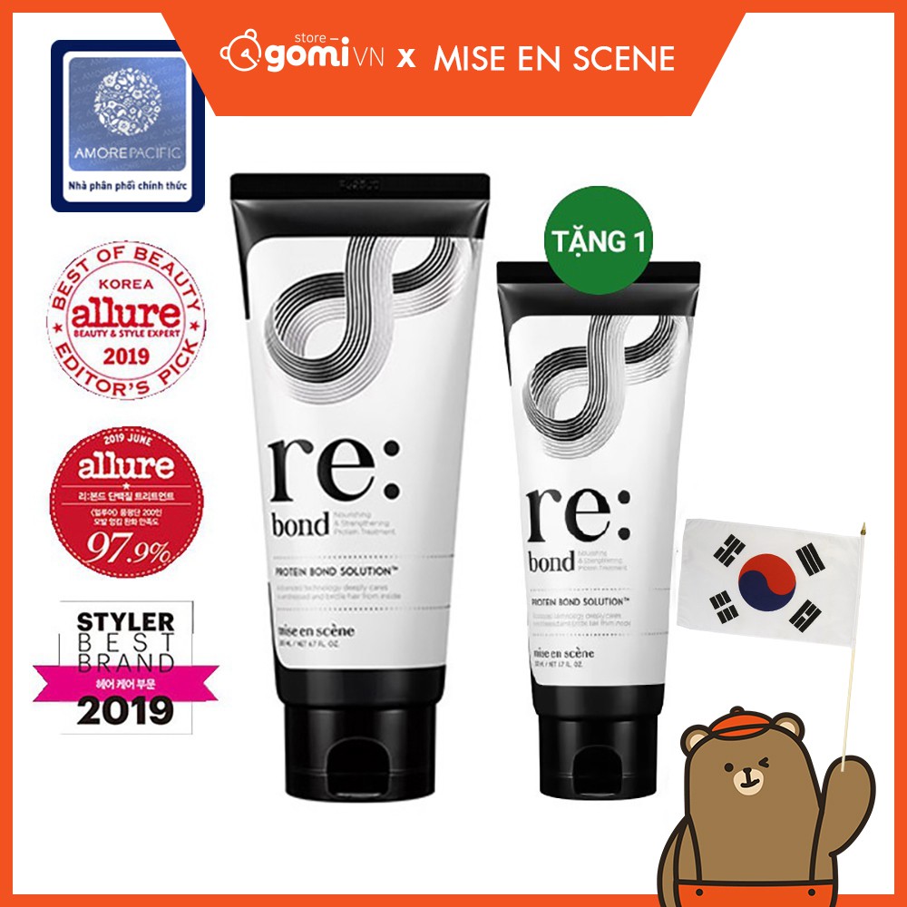 Dầu xả dưỡng tóc  chăm sóc tóc hư tổn tóc yếu tóc nhuộm Mise En Scène REBOND Treatment 200ml