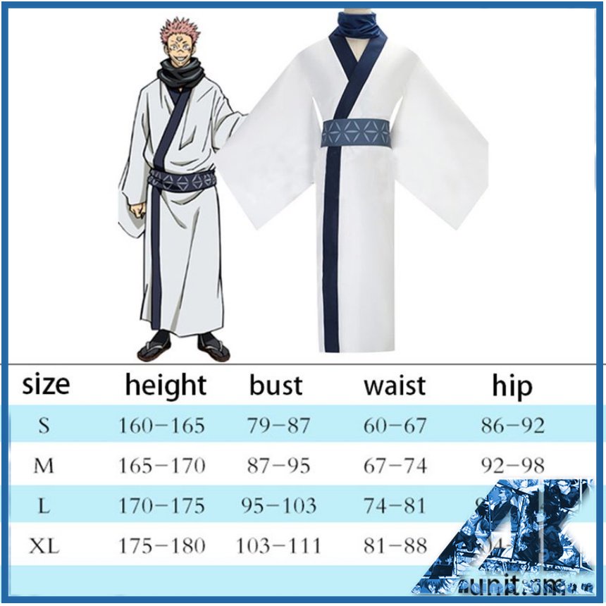 Ryomen sukuna Bộ Trang Phục Kimono Hóa Trang Nhân Vật Jujutsu Kaisen Itadori Yuji