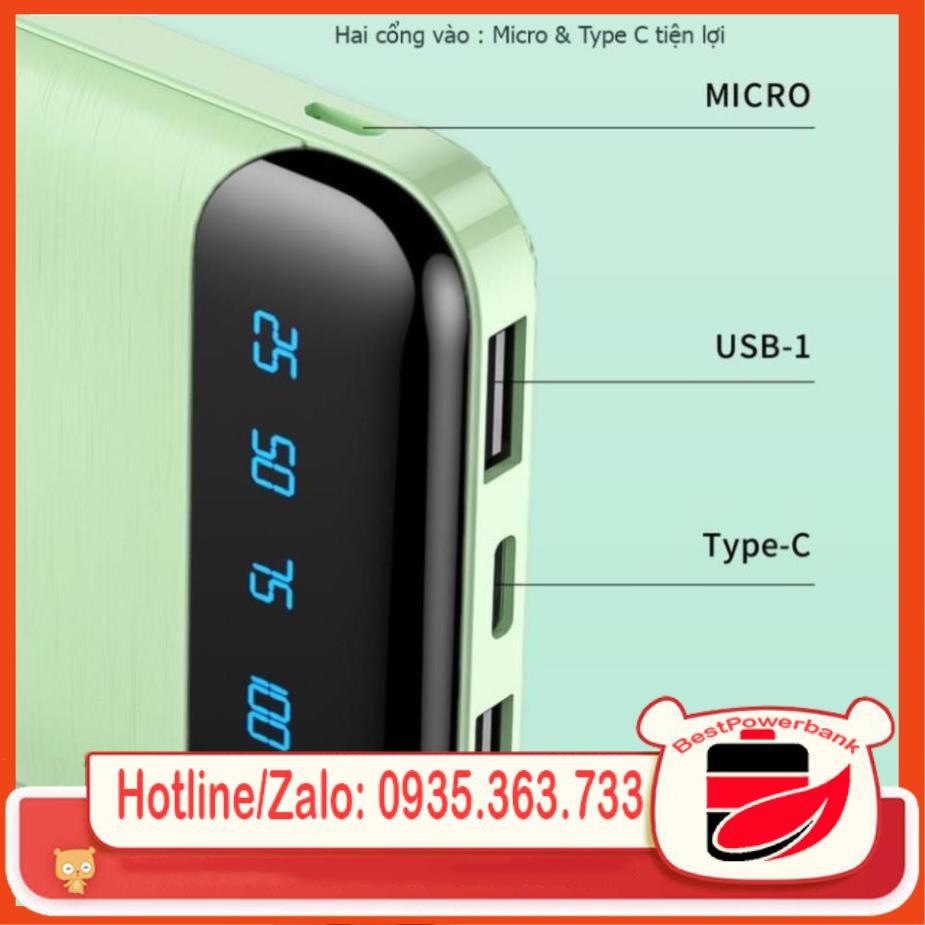 ⚡2 Năm Bảo Hành⚡Sạc Dự Phòng Tích Hợp Màn Hình LED Remax WK-161 10000mAh Chính Hãng | BigBuy360 - bigbuy360.vn