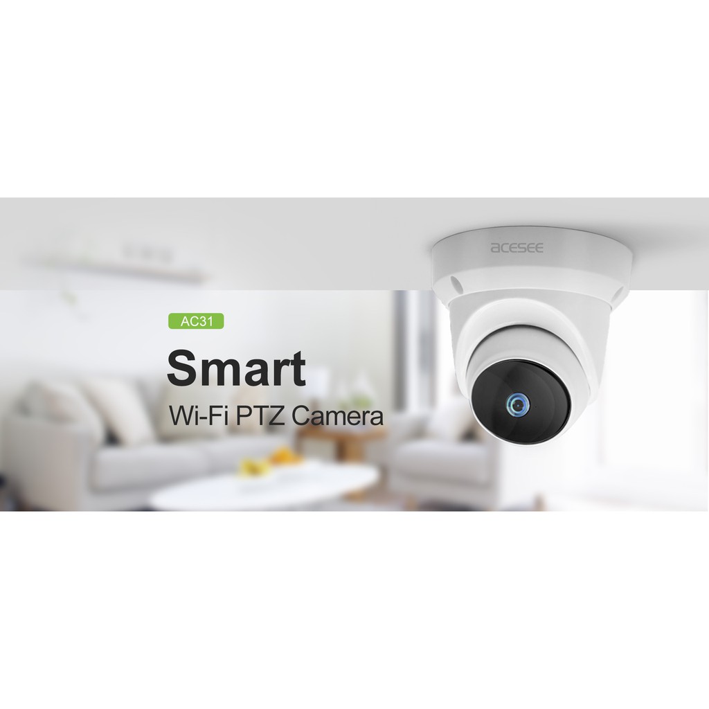 Mắt camera wifi xoay 355 độ trong nhà Acesee AC31 full hd