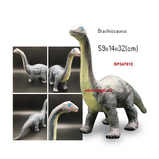 Đồ chơi mô hình Khủng long cổ dài xám mềm pin , K1021L