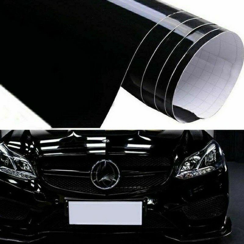 giấy Cuộn decal đề can đềcan ĐEN BÓNG dán trang trí ,nóc trần ô tô xe máy, điện thoại- 100cm DECAL