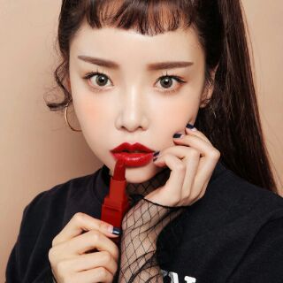 💋Son 3CE 212 Đỏ Thuần satin(Cam Kết Chuẩn Auth)