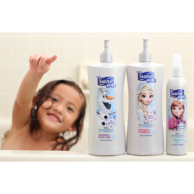 Sữa Tắm Gội Xả SUAVE KIDS DISNEY FROZEN