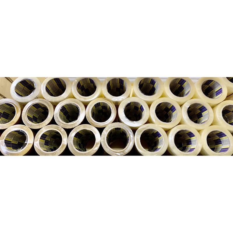 Cuộn băng keo trong đục 5f-100yard đủ Angel Tape chính hãng hàng tốt dán thùng