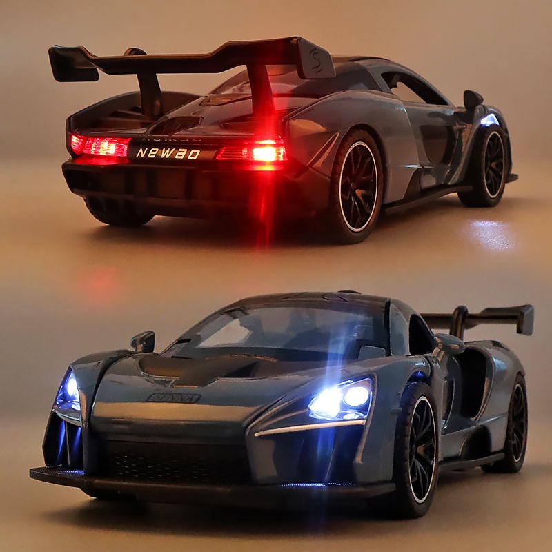Mô Hình Xe Hơi Mclaren Snna Bằng Hợp Kim Có Đèn Và Nhạc Tỷ Lệ 1: 32 Dành Cho Bé Trai