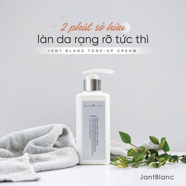 Kem dưỡng thể Kim Cương Jant blanc body white tone up cream