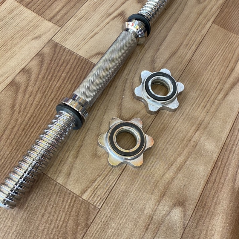 Đòn tạ tay xi inox đẹp xuất sắc - hình chụp tại shop ( 1 cái )