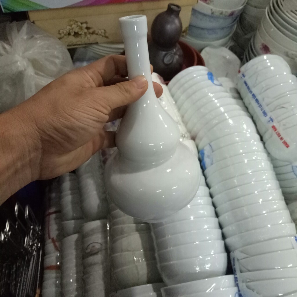 NẬM RƯỢU TRẮNG BÁT TRÀNG HÌNH HỒ LÔ 350 ML