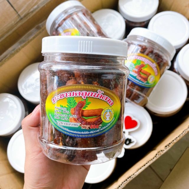 Me Lào muối tôm loại 1 500g tách vỏ hương vị đặc biệt | Ăn Vặt Jamay Food