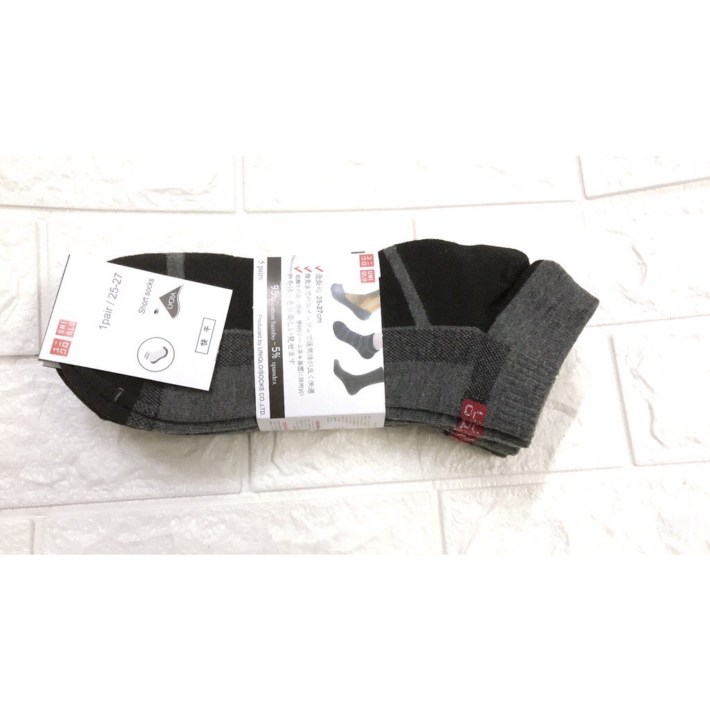 COMBO 10 Tất Nam Cổ Ngắn, Vớ Nam Hàng Dày Đẹp Chất Cotton Mềm Mại Chống Hôi Chân