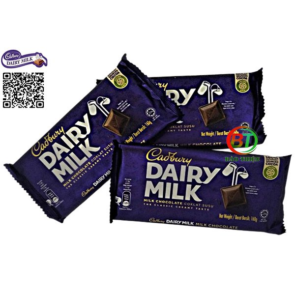 Sô cô la (nhiều vị) Cadbury Dairy Milk  37g tới 160g