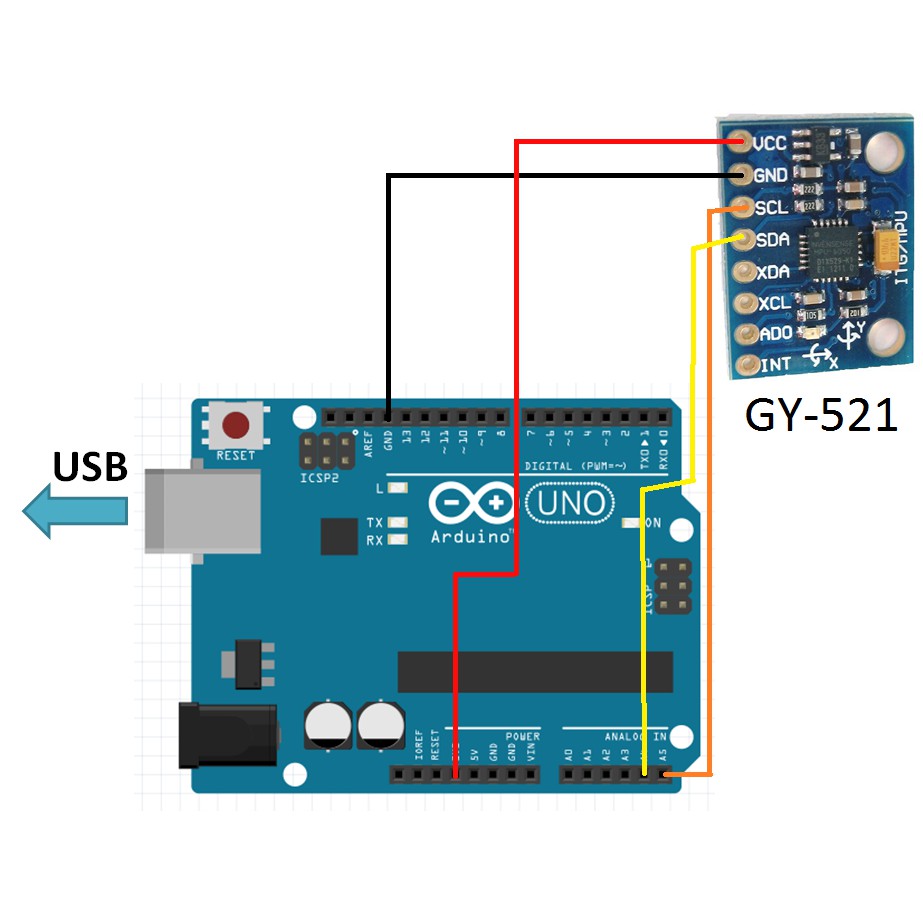 Mô đun cảm biến x y z gy-521 MPU-6050 mpu6050 + 3 trục + 3 trục