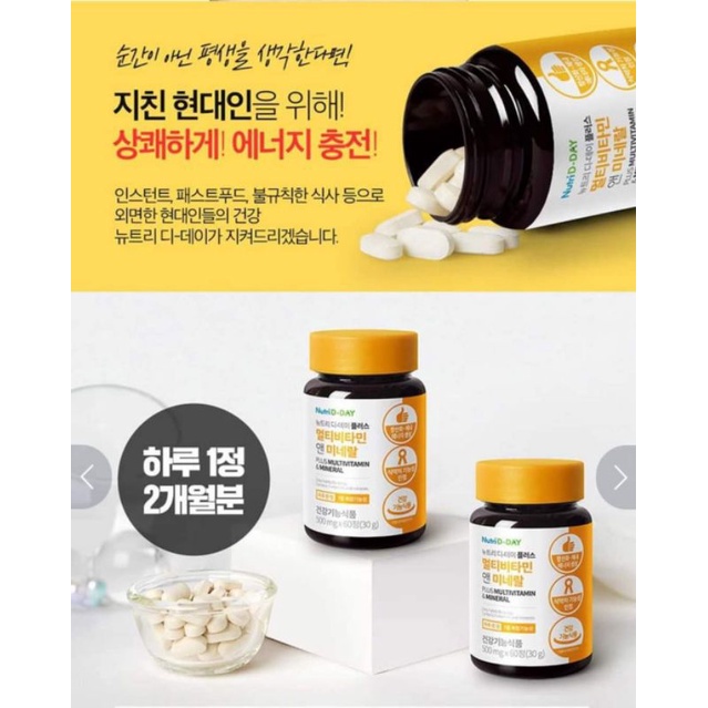 Hộp đựng vitamin tổng hợp NutriD