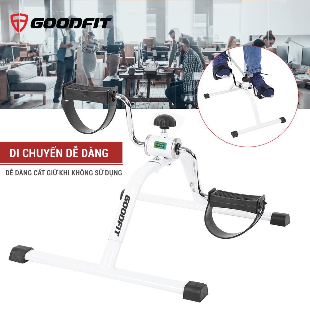 Xe đạp thể dục mini tháo lắp tại nhà, văn phòng GoodFit GF003MB