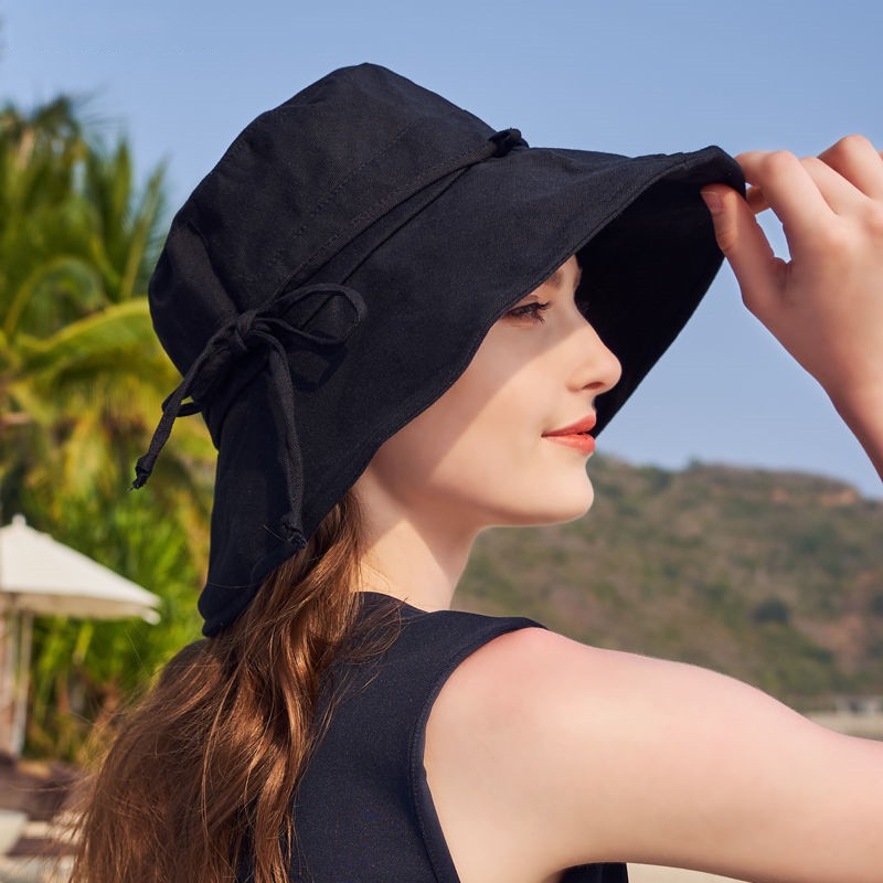 Nón Bucket Màu Sắc Đơn Giản Thanh Lịch Cho Phái Nữ